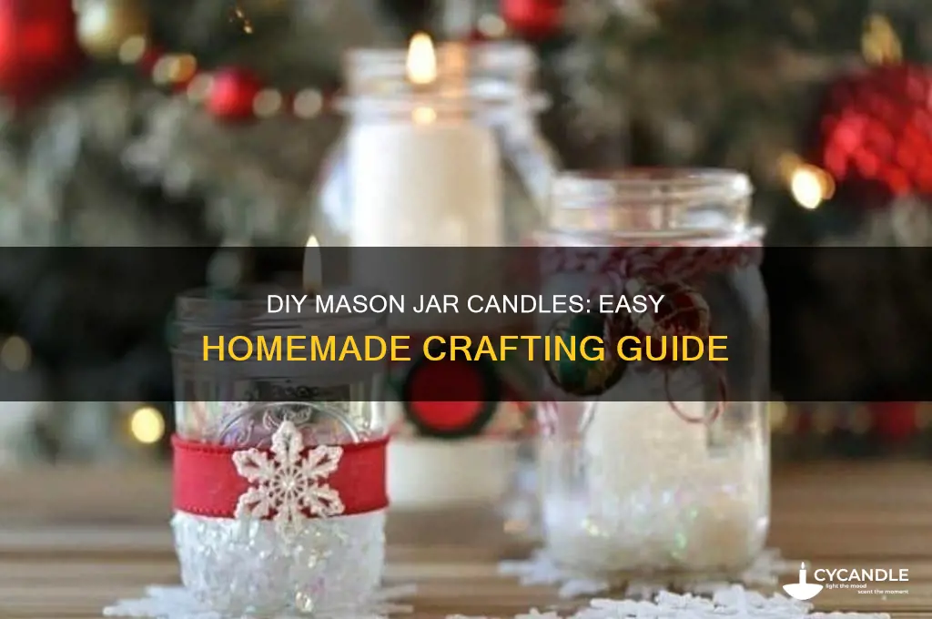 how to make candles at home in mason jars