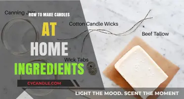 DIY Candle Making: Essential Ingredients for Homemade Candles at Home