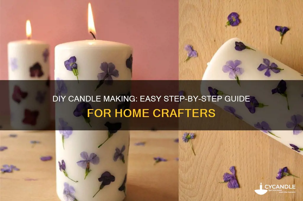 how to make candles at home step by step dailymotion