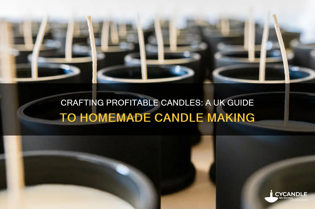 how to make candles at home to sell uk