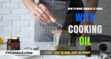 DIY Candle Making: Crafting Eco-Friendly Candles with Cooking Oil at Home