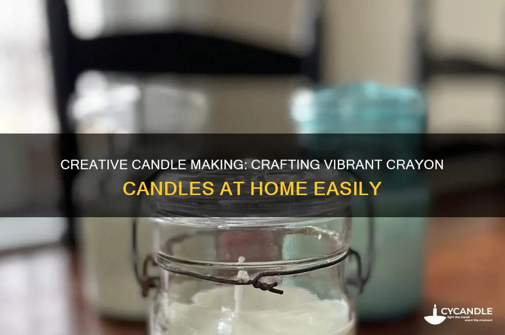 how to make candles at home with crayons