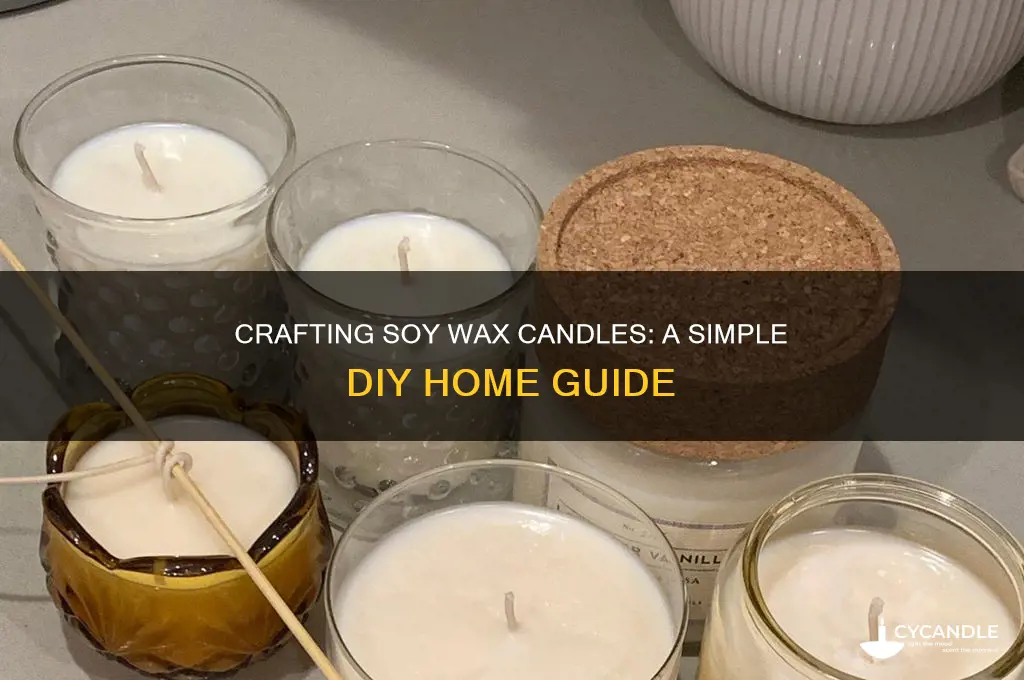 how to make candles at home with soy wax
