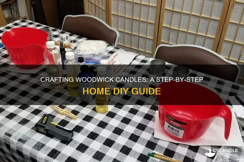 how to make candles at home woodwick