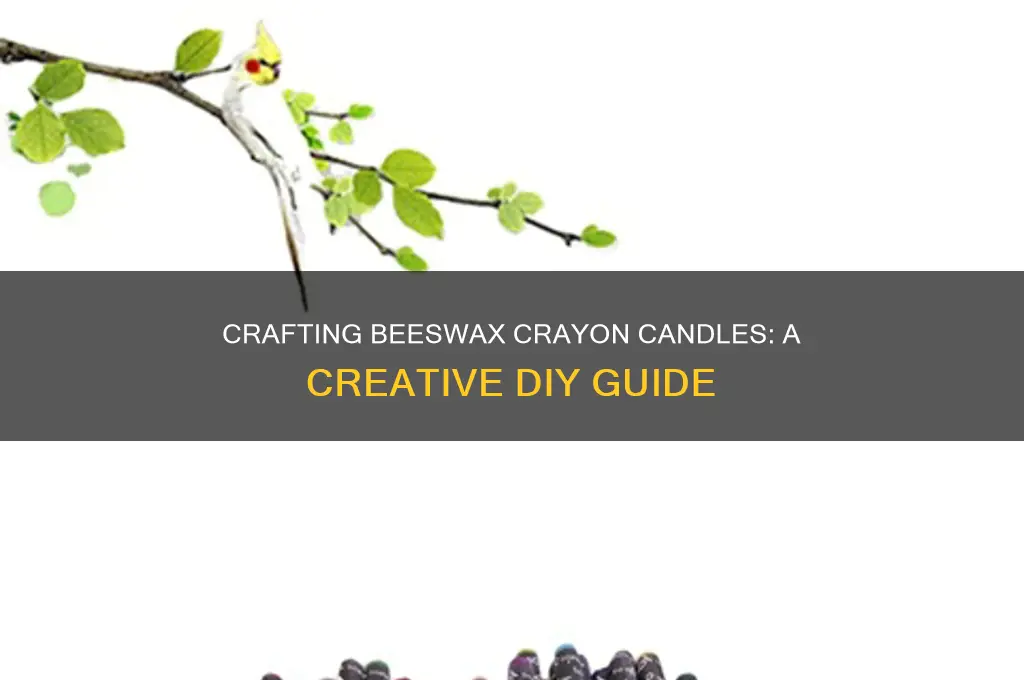 how to make candles beeswax crayons