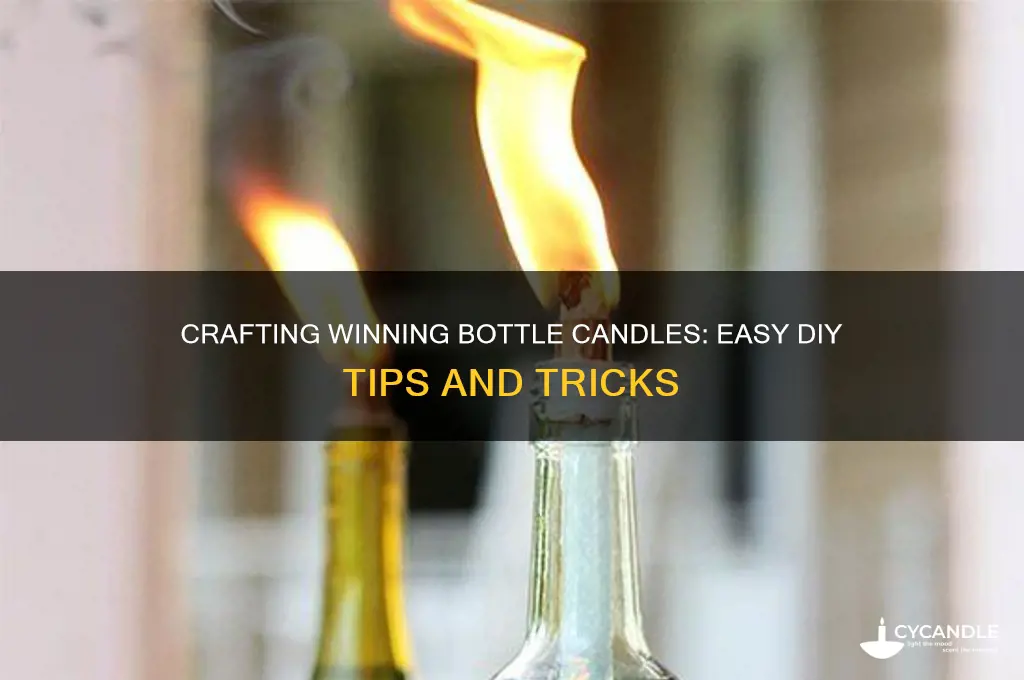 how to make candles bottle win
