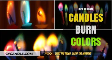 Vibrant Flames: Techniques for Making Candles Burn in Colorful Hues