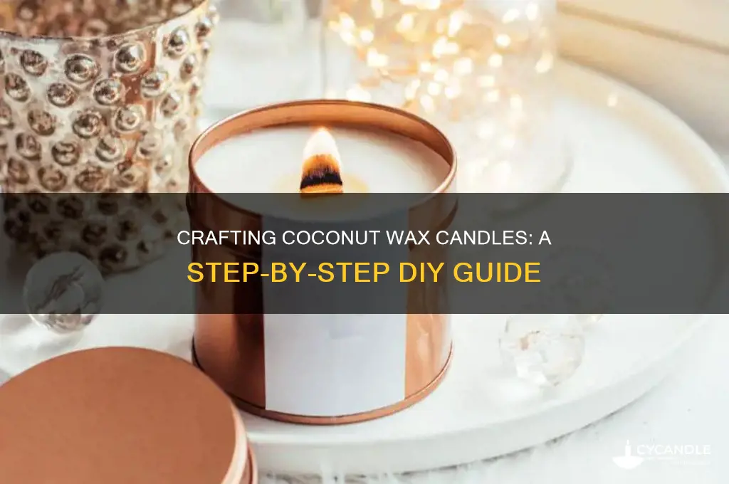 how to make candles coconut wax