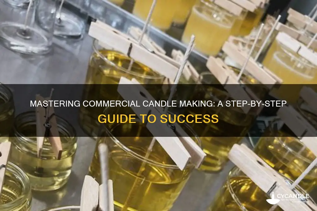 how to make candles commercially