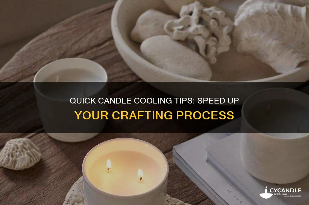how to make candles cool faster