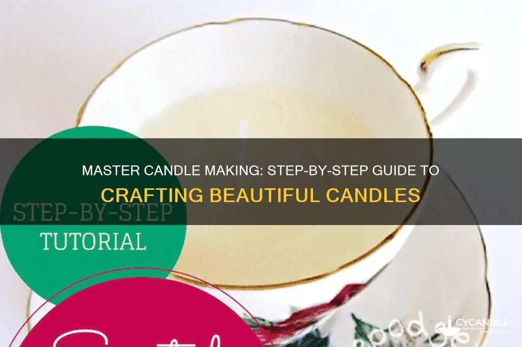 how to make candles course