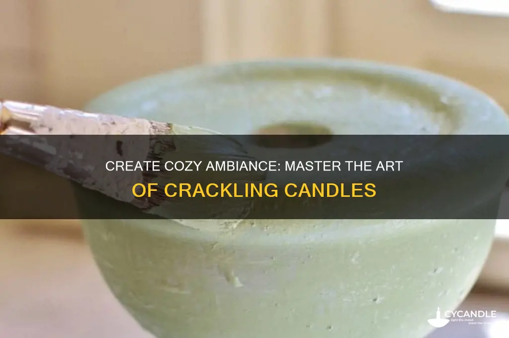 how to make candles crackle