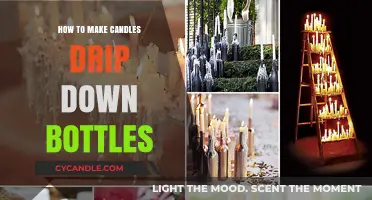 Creative Candle Drip Techniques: Crafting Melting Wax on Bottles