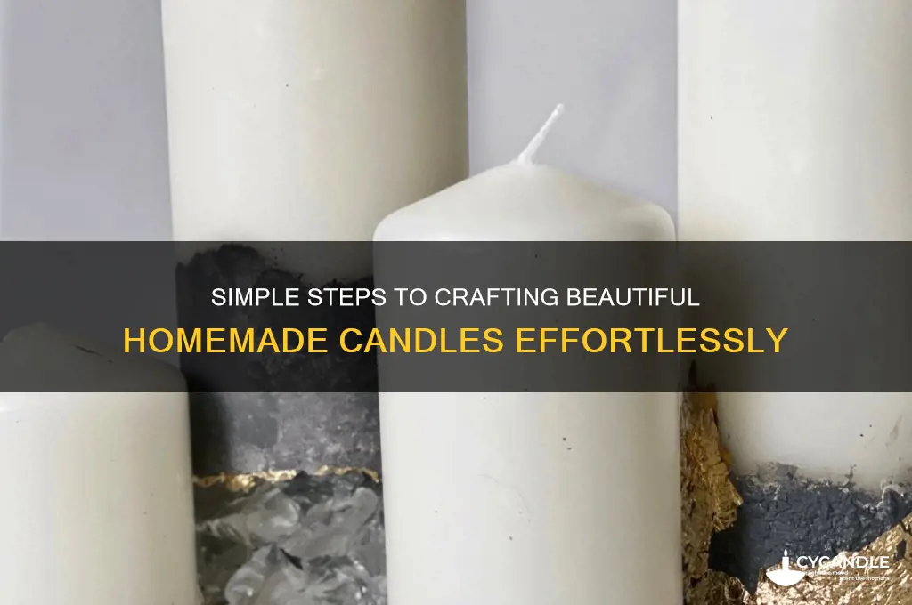 how to make candles easy