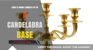 Perfect Fit: Tips for Adjusting Candles to Candelabra Bases