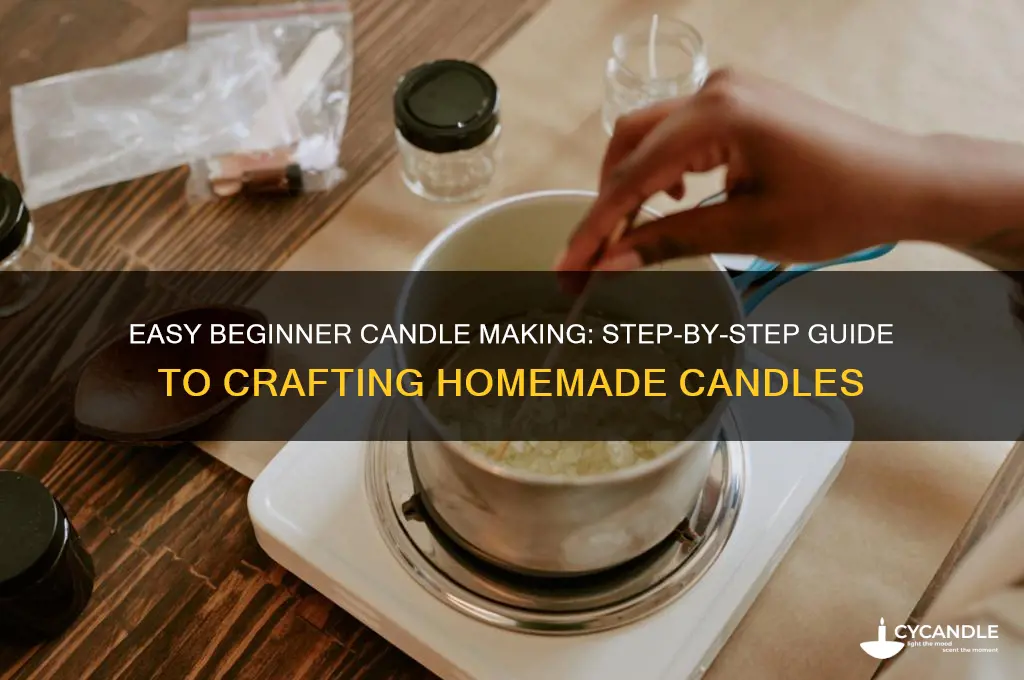 how to make candles for beginners