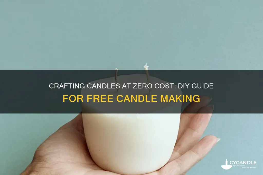how to make candles for free
