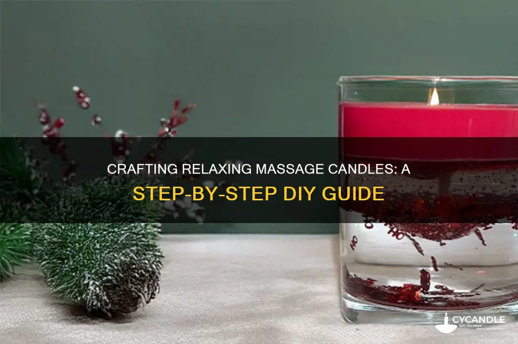 how to make candles for massage
