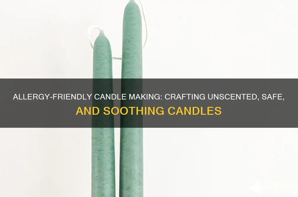 how to make candles for people with scent allergies