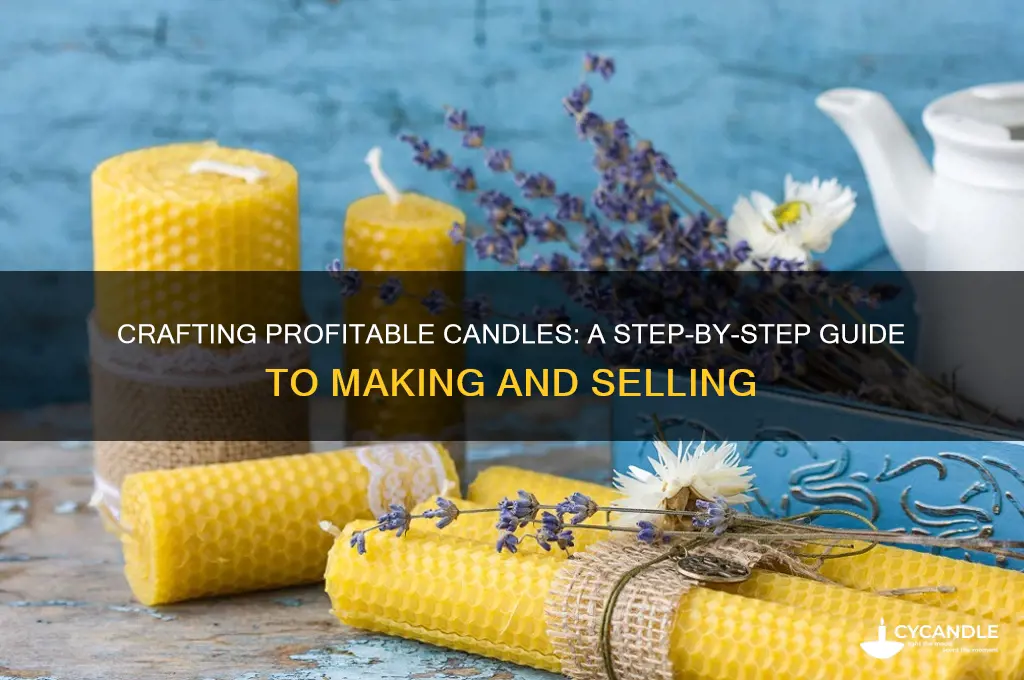 how to make candles for sale