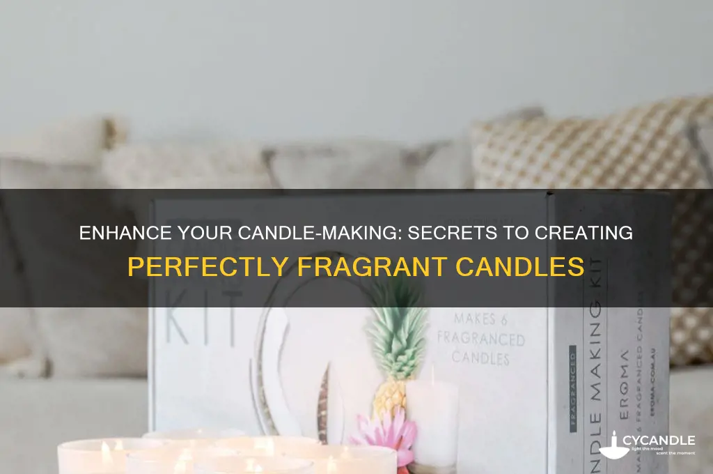 how to make candles fragrant