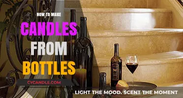 Creative Bottle Upcycling: Crafting Beautiful Candles from Recycled Glass