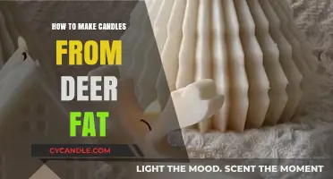 Crafting Rustic Deer Fat Candles: A Step-by-Step Guide