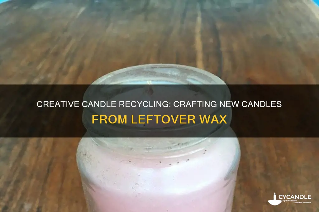 how to make candles from leftover candles