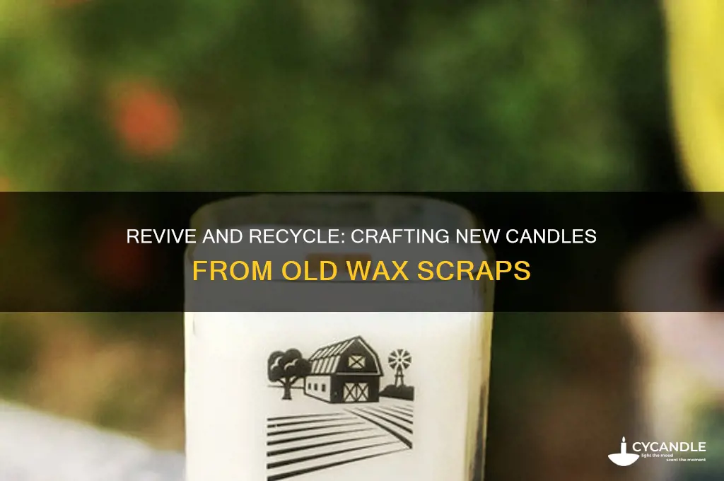 how to make candles from old wax