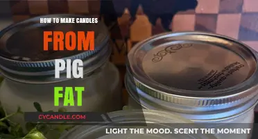Crafting Candles: A Step-by-Step Guide to Using Pig Fat