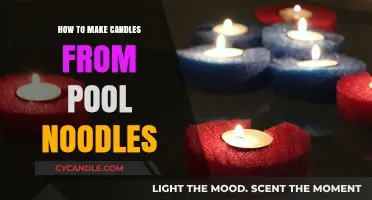 Creative Candle Making: Transform Pool Noodles into Unique DIY Candles