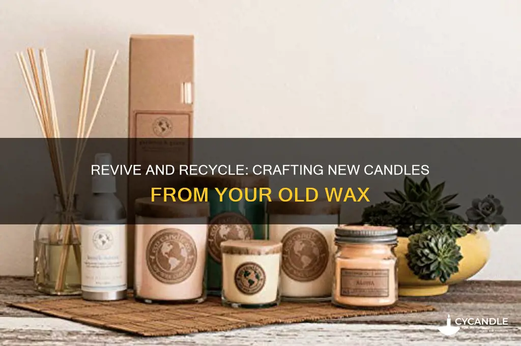 how to make candles from used candles