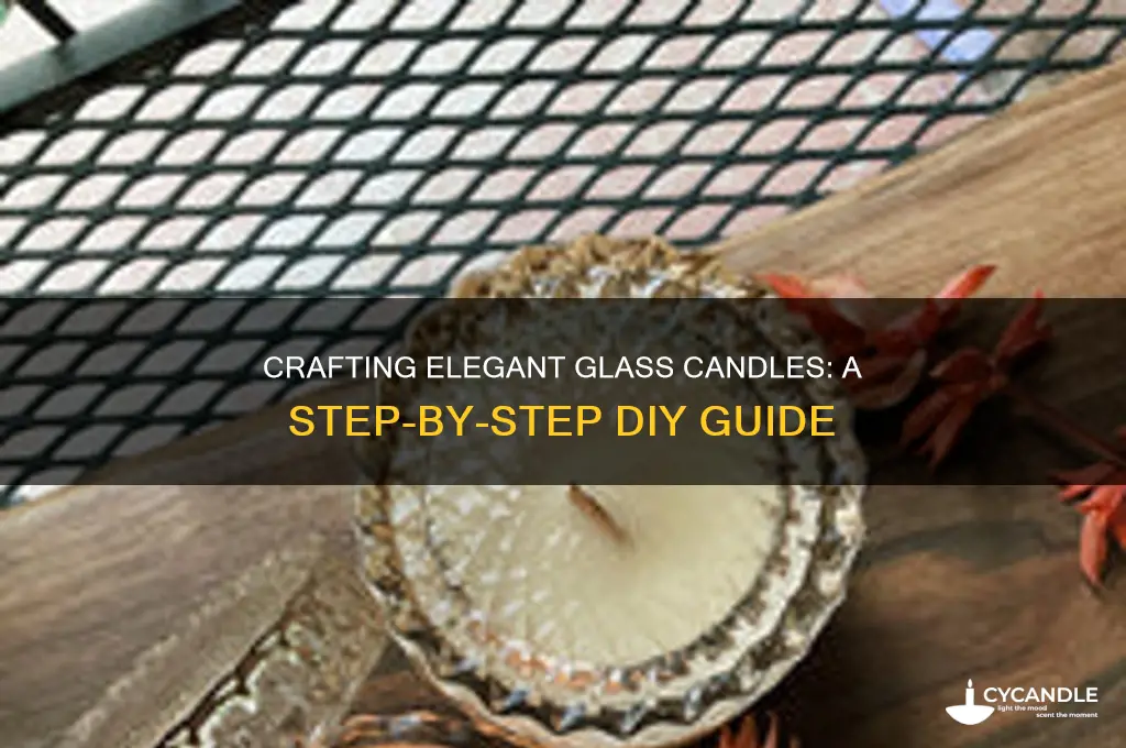 how to make candles in a glass