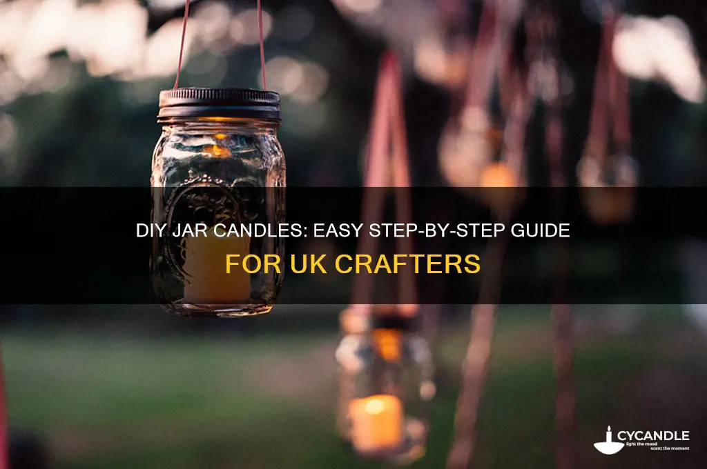 how to make candles in a jar uk