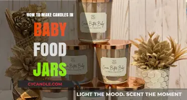 Crafting Cute Candles: Upcycling Baby Food Jars for DIY Decor