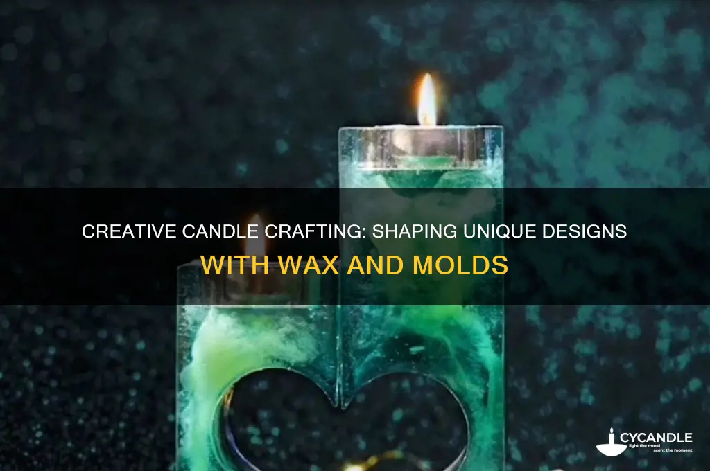 how to make candles in different shapes