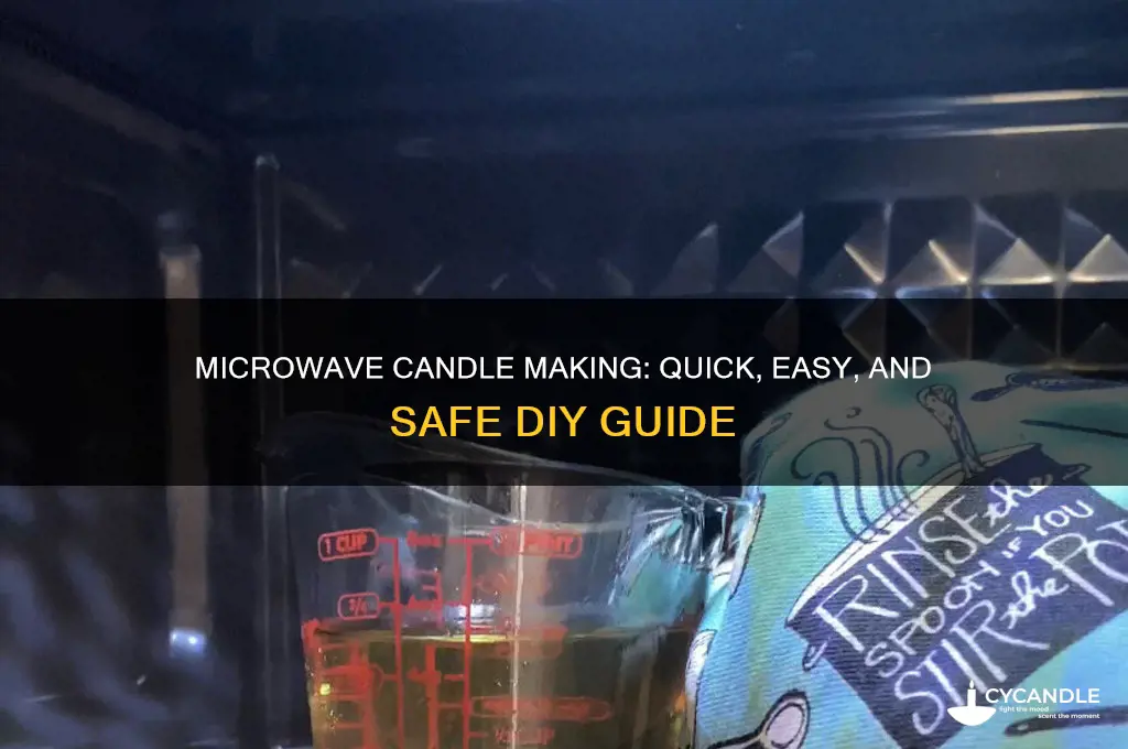 how to make candles in microwave