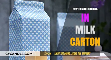 Creative Candle Making: Crafting Eco-Friendly Candles in Milk Cartons
