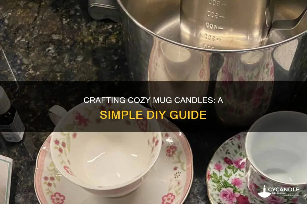 how to make candles in mugs