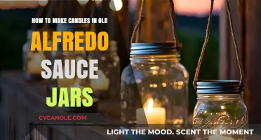 Upcycle Alfredo Jars: Crafting Cozy Candles for Your Home