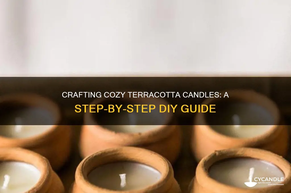 how to make candles in terracotta pots