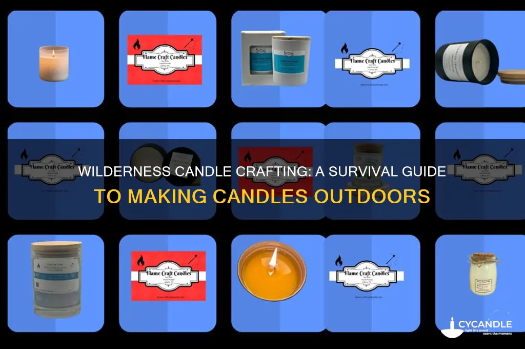 how to make candles in the wild
