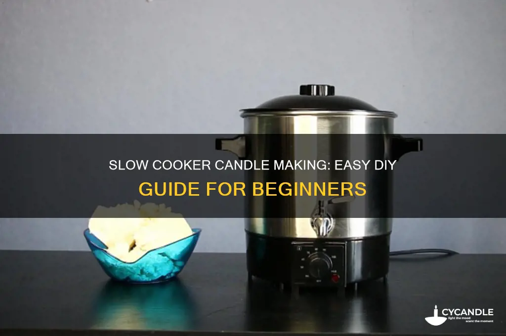 how to make candles in your slow cooker