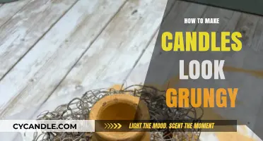 Crafting Grungy Candles: Easy DIY Techniques for a Vintage Look
