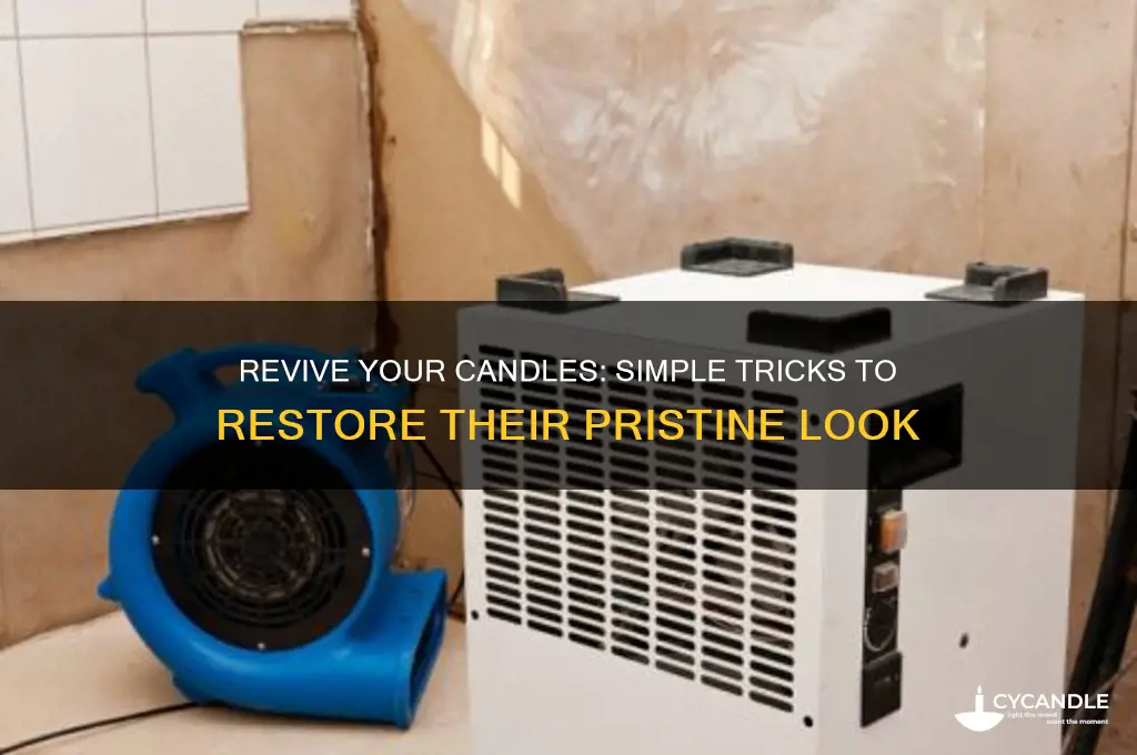 how to make candles look new