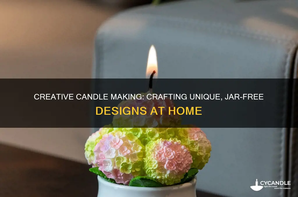 how to make candles not in jars