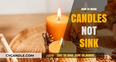 Prevent Candle Sinkage: Expert Tips for Perfectly Even Wax