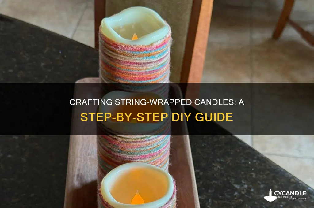 how to make candles on a string