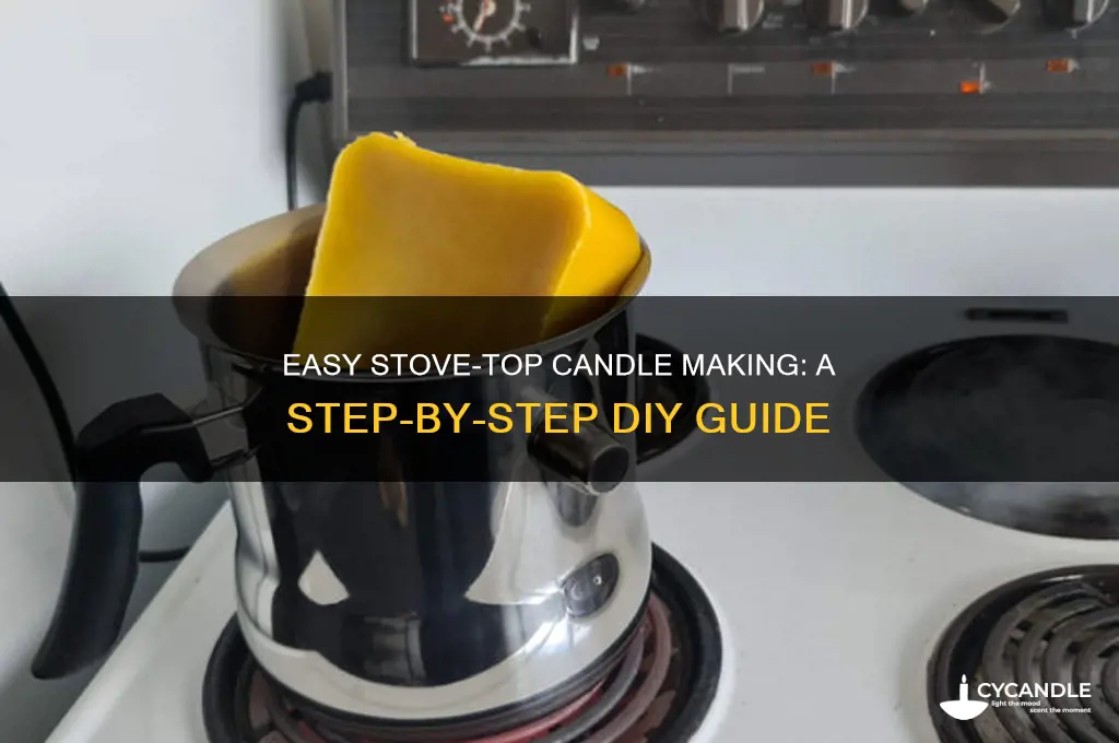 how to make candles on stove