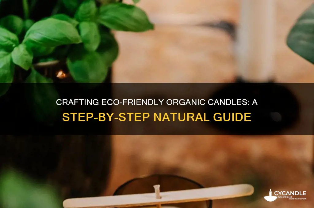 how to make candles organic